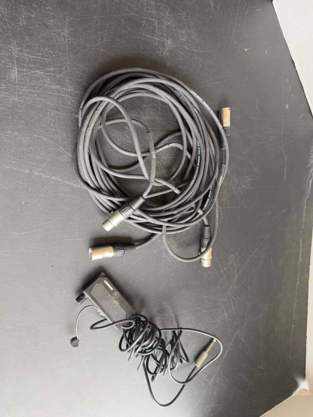 Lawrence Acoustic Guitar Pickup with Live Wire Microphone Cable